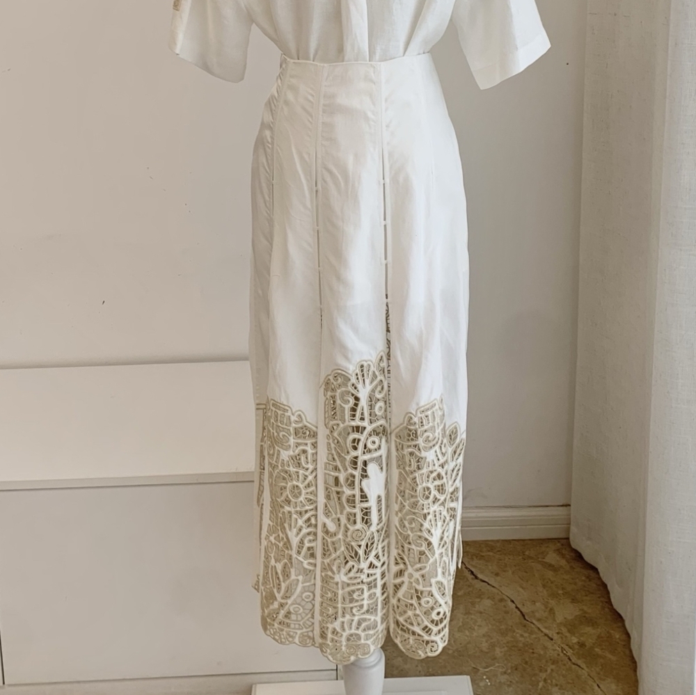 ALEMAIS Rosemary Embroidered Skirt - Picture 9 of 10